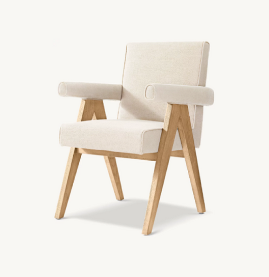 JAKOB FABRIC DINING ARMCHAIR